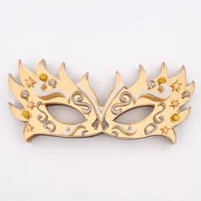 Golden party mask 2021 - Brooch