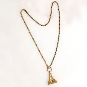 Greek Revival Fob on Victorian Chain by Ancient Influences