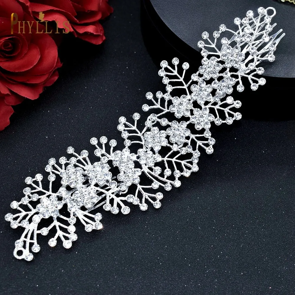 #H36 Beautiful Spakly Dance Headpiece- Rhinestone Hair Ornaments -Wedding/Bridal Hair Accessories