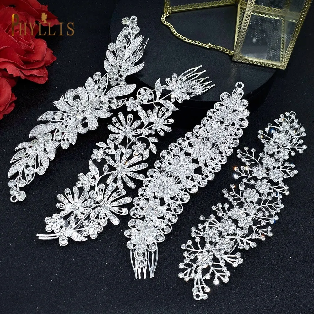 #H36 Beautiful Spakly Dance Headpiece- Rhinestone Hair Ornaments -Wedding/Bridal Hair Accessories