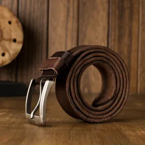 Handmade Casual Pin Buckle Leather Belt