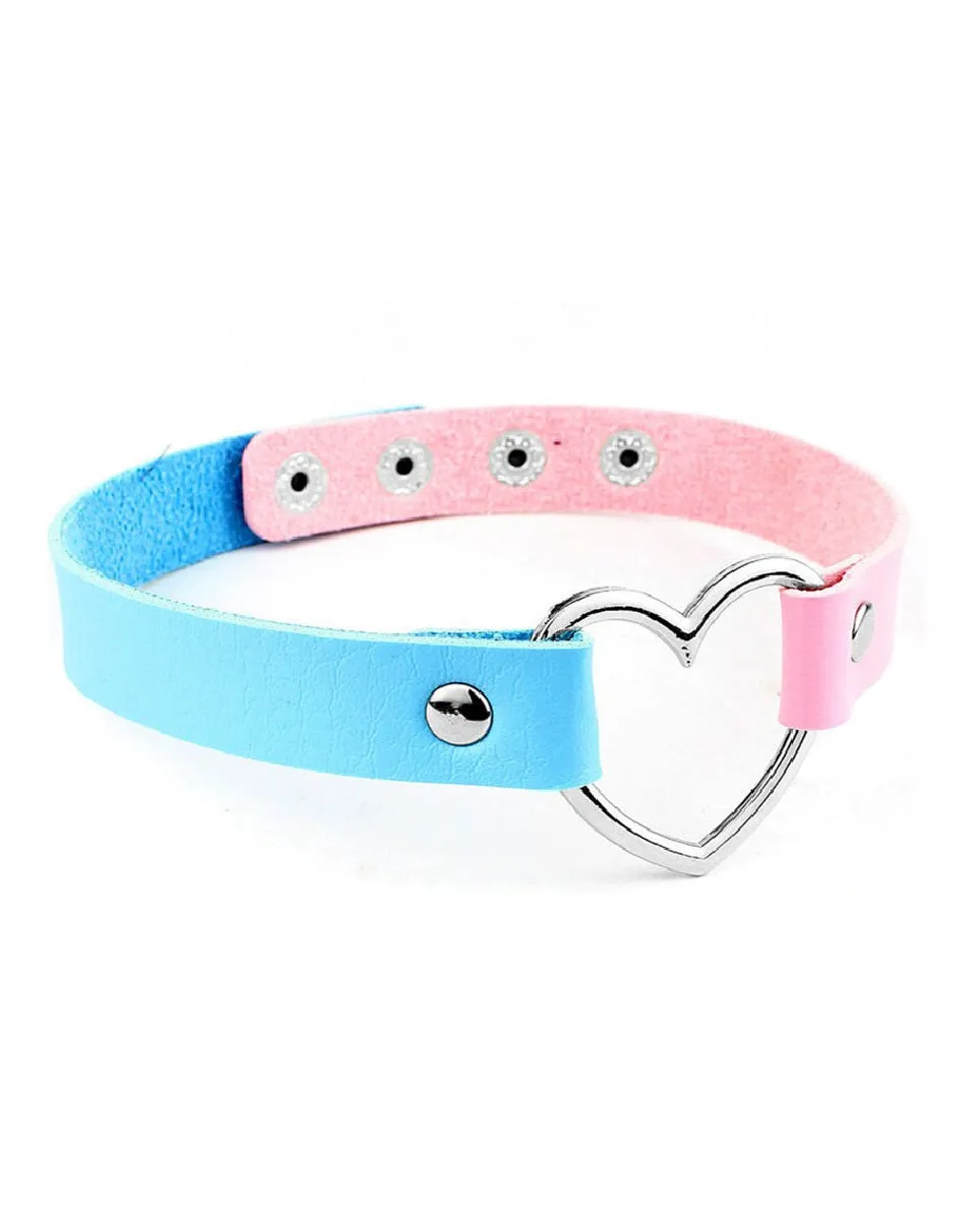 Heart Matte Choker