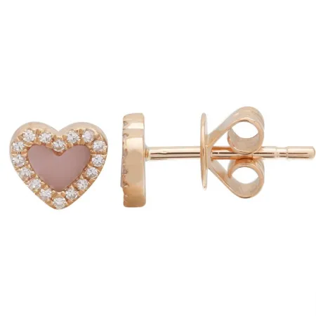 Heart Stud Earrings