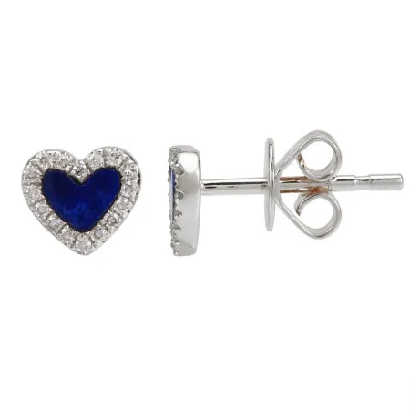 Heart Stud Earrings