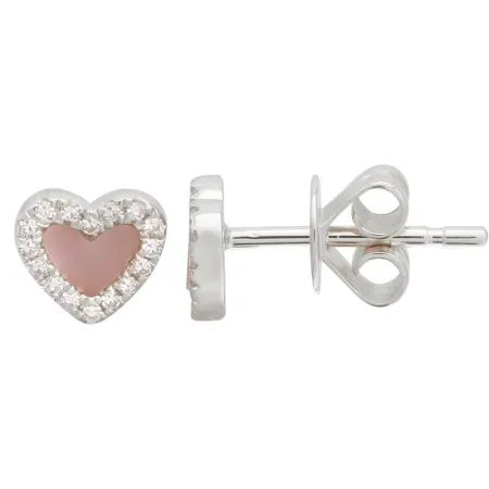 Heart Stud Earrings