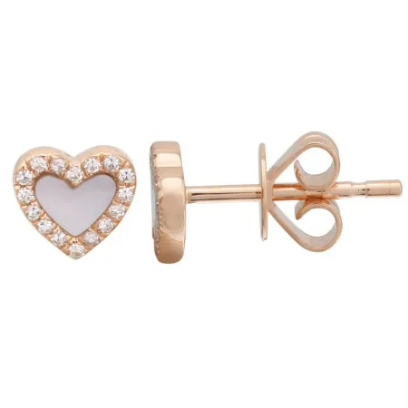 Heart Stud Earrings