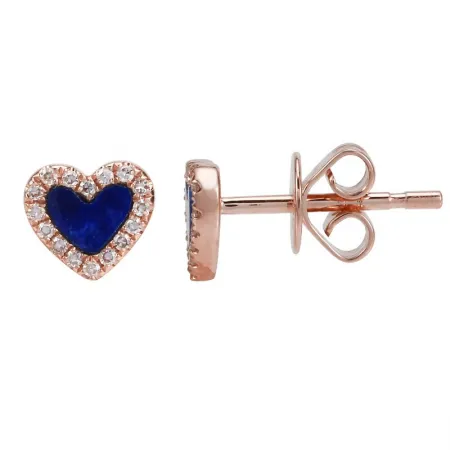 Heart Stud Earrings