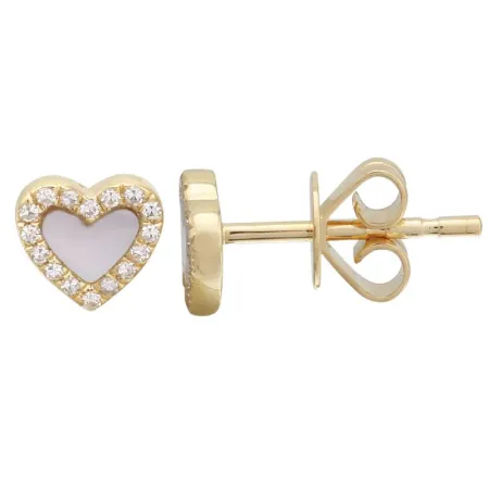 Heart Stud Earrings