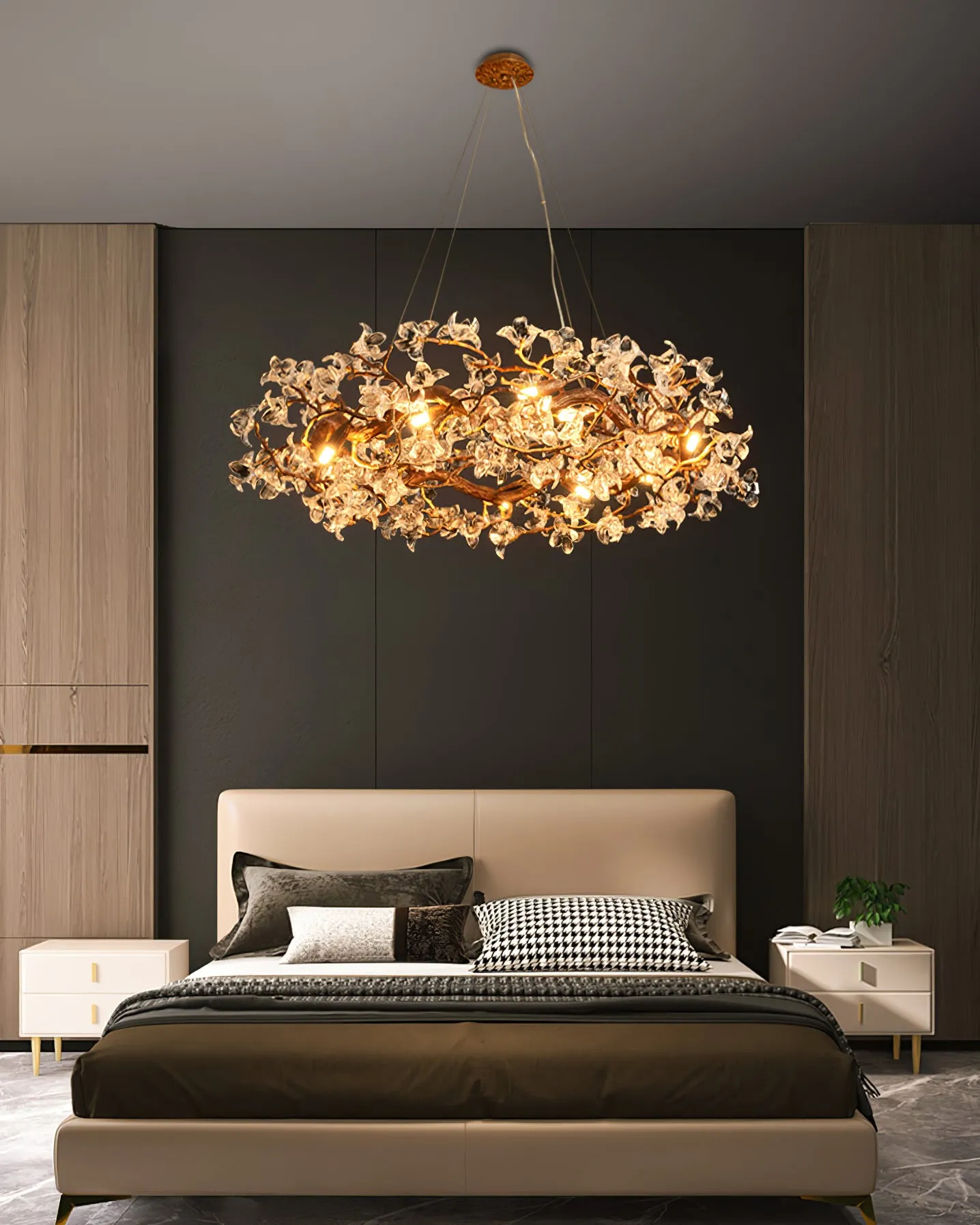 Hibiscus Flower Chandelier