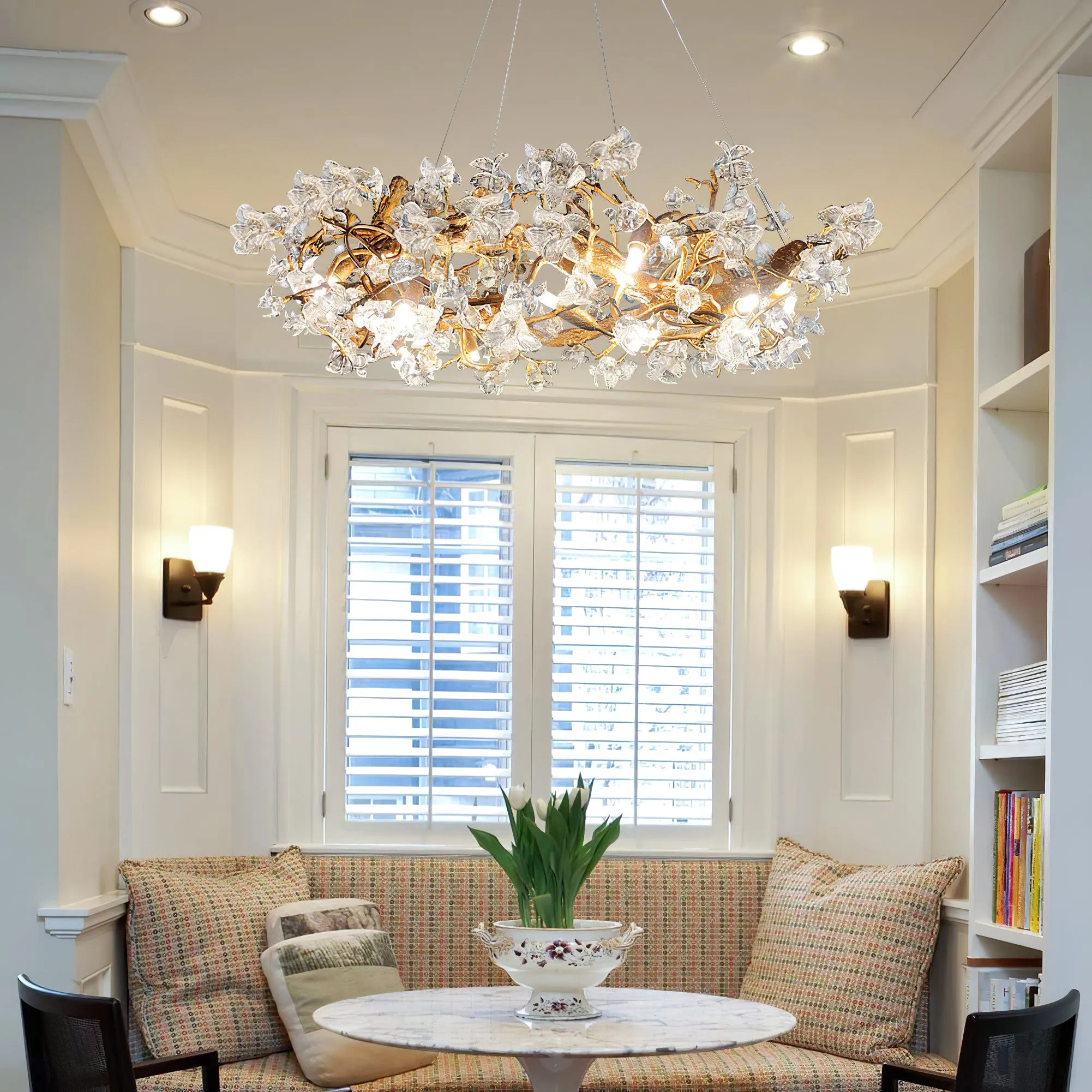 Hibiscus Flower Chandelier