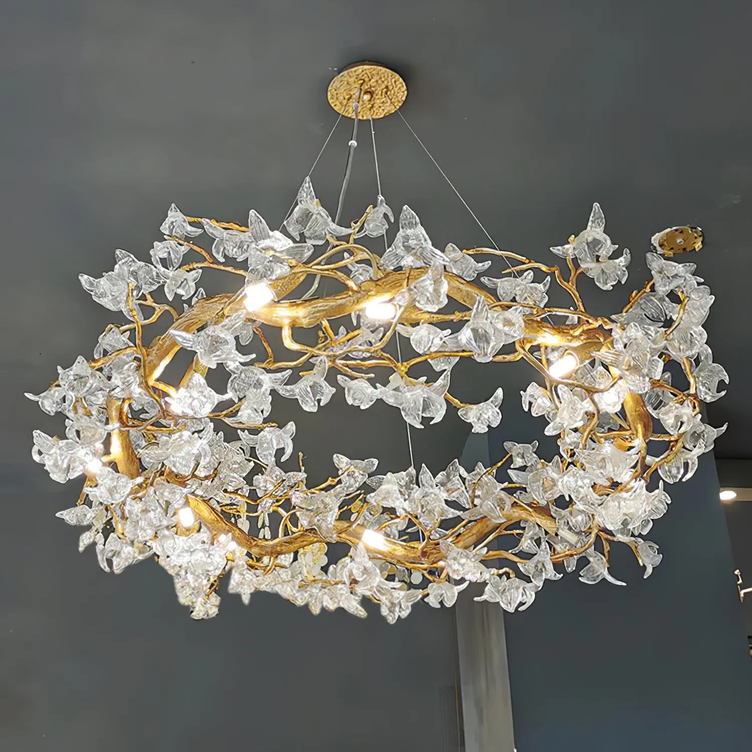 Hibiscus Flower Chandelier