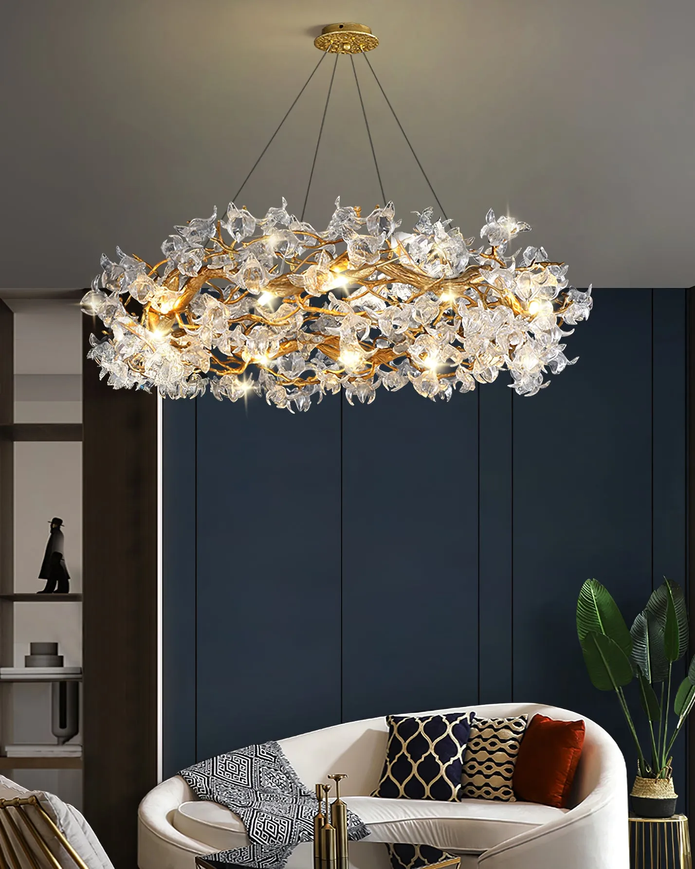 Hibiscus Flower Chandelier