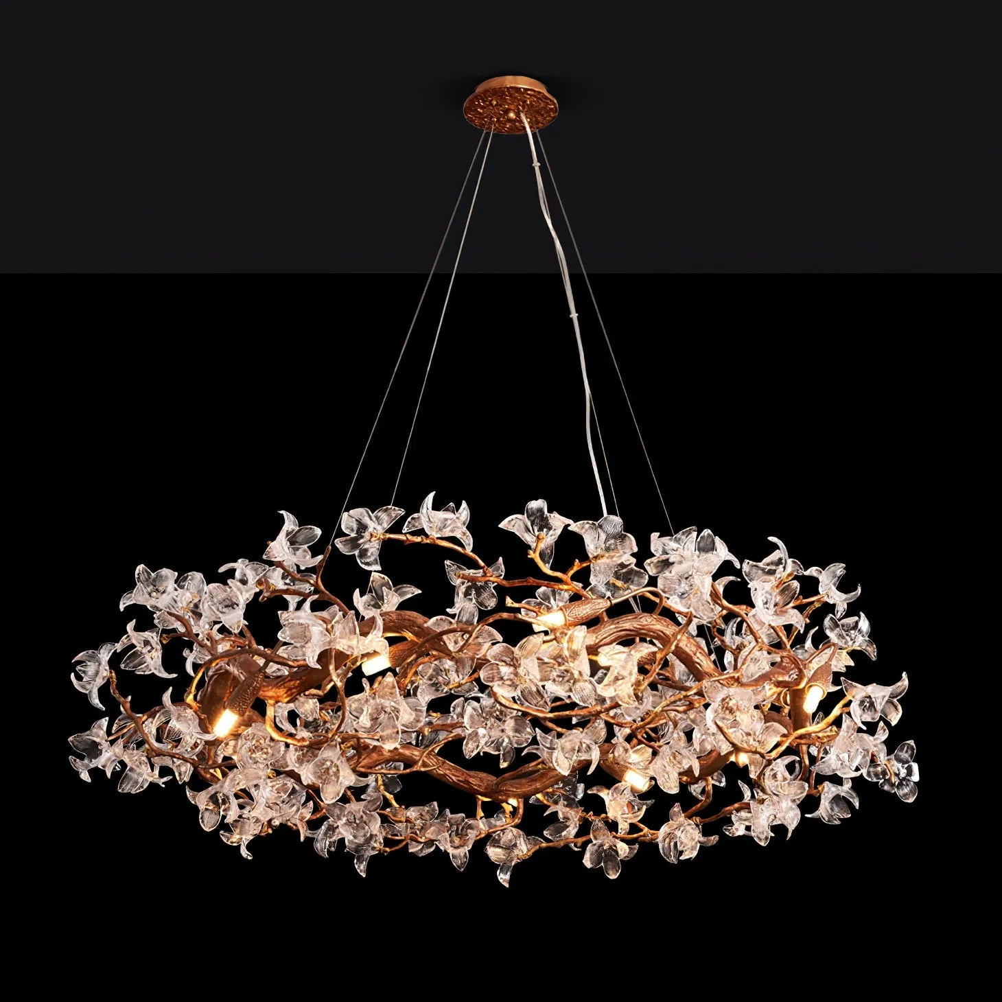 Hibiscus Flower Chandelier