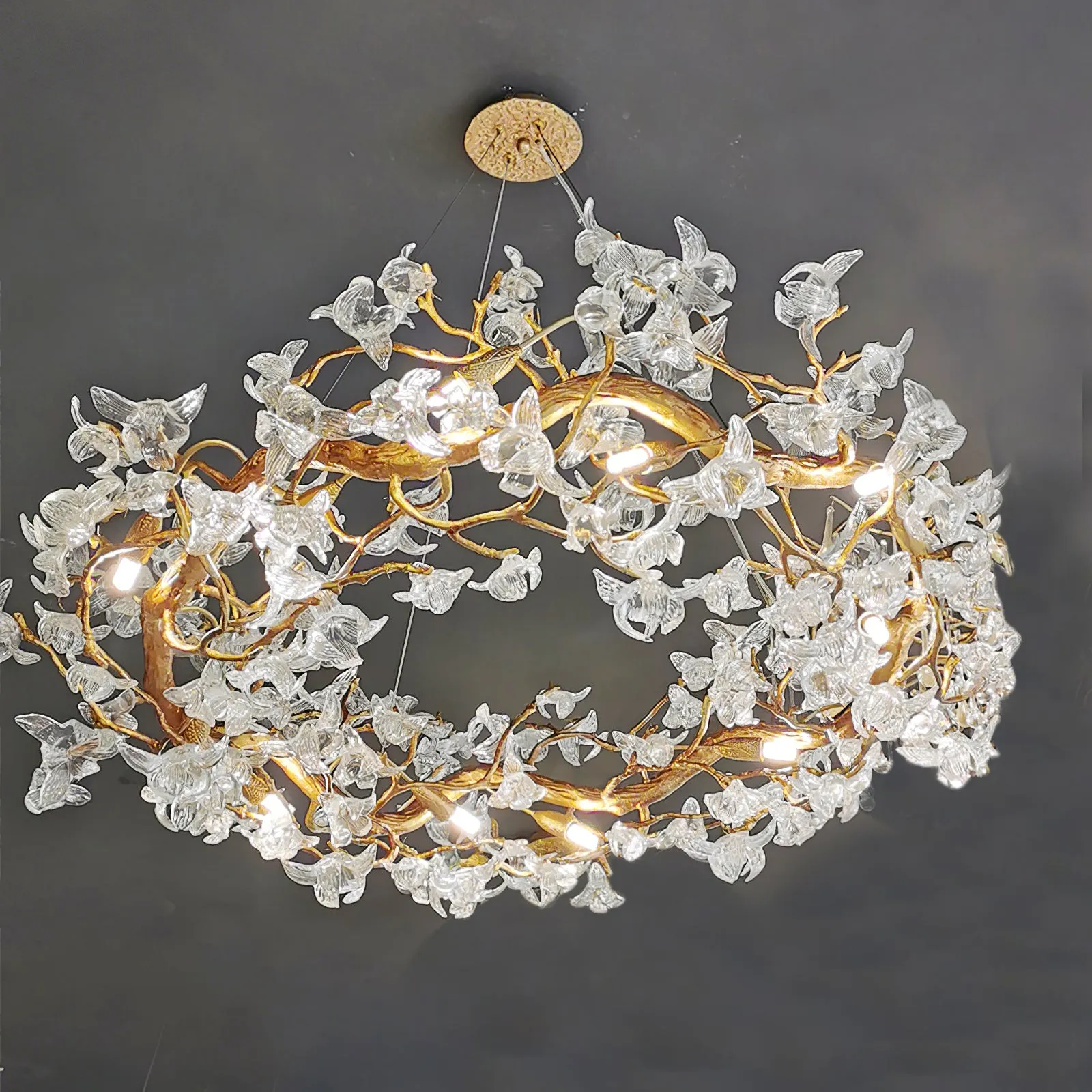 Hibiscus Flower Chandelier