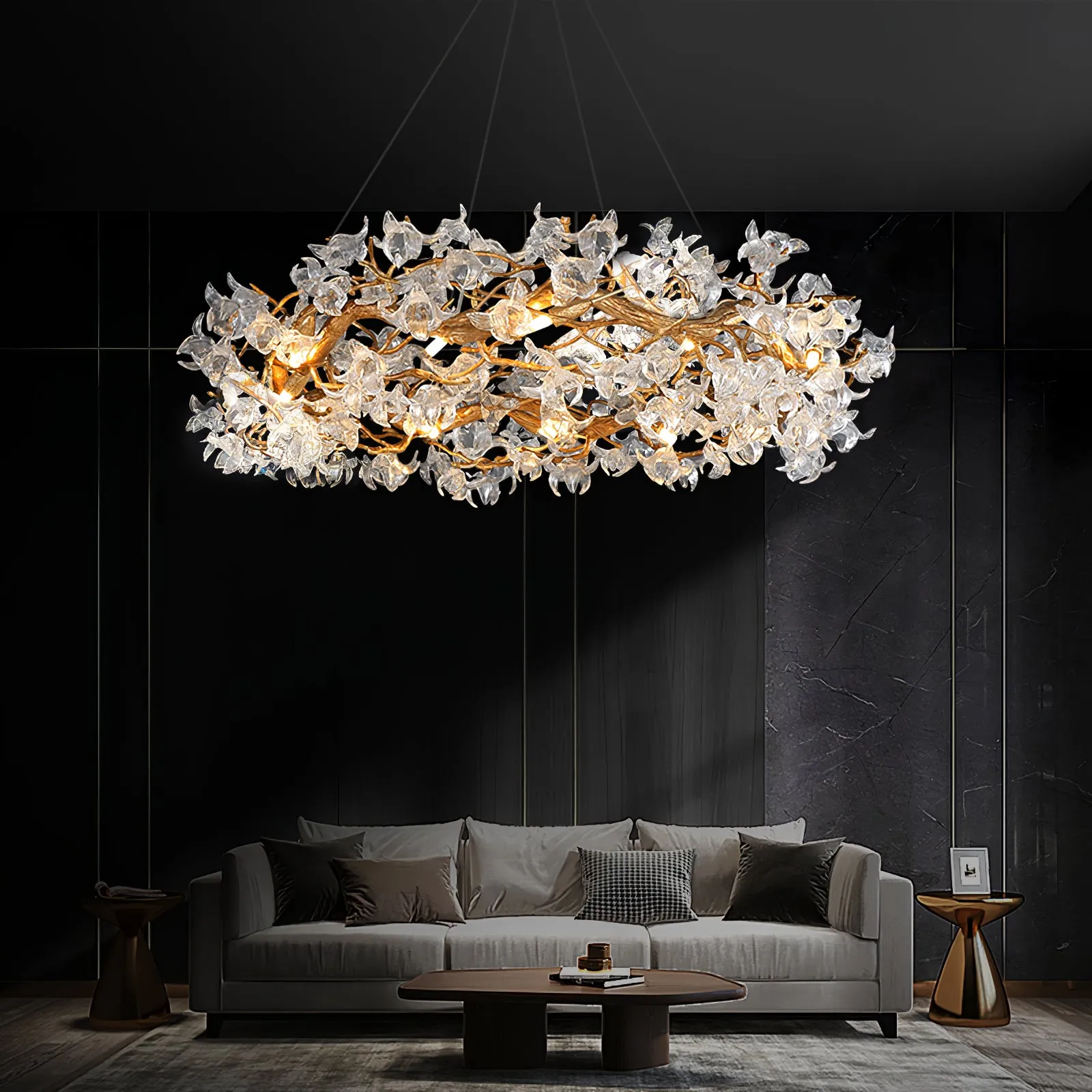 Hibiscus Flower Chandelier