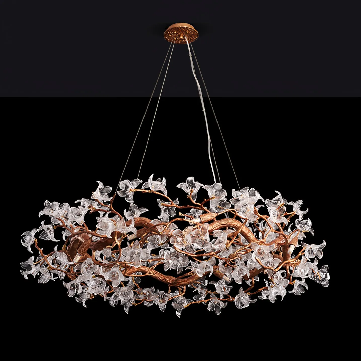 Hibiscus Flower Chandelier