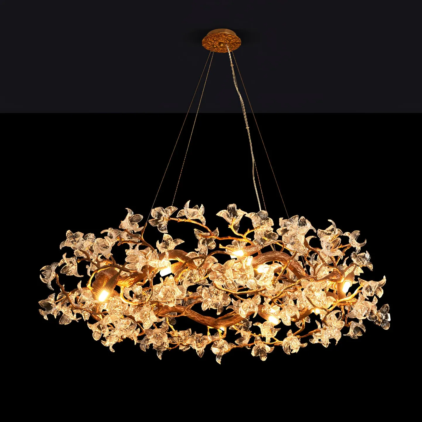 Hibiscus Flower Chandelier