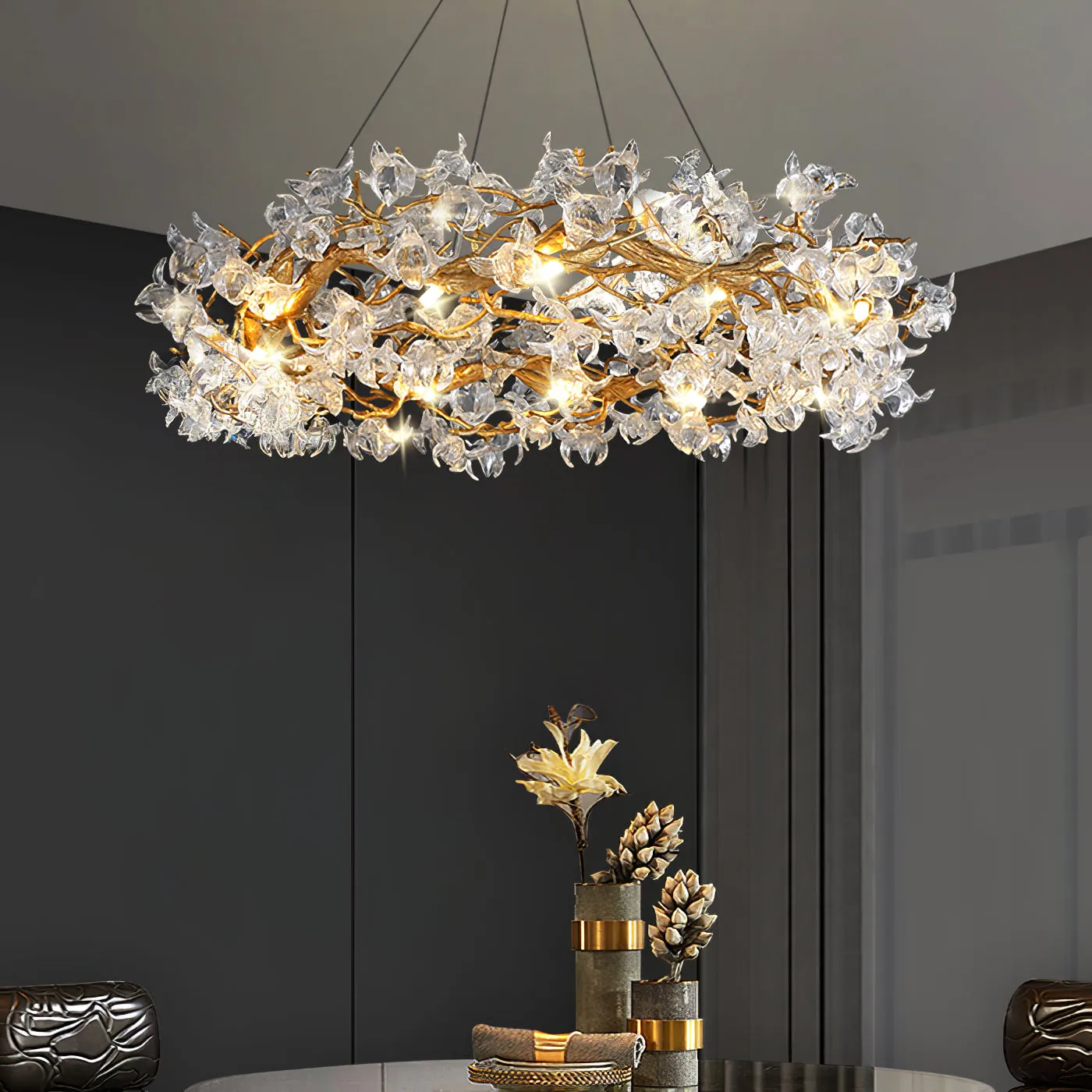 Hibiscus Flower Chandelier