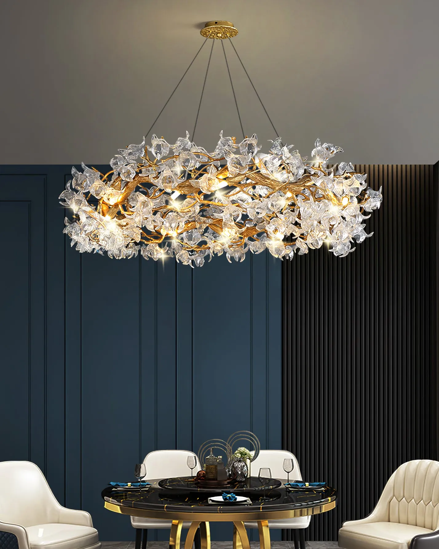 Hibiscus Flower Chandelier