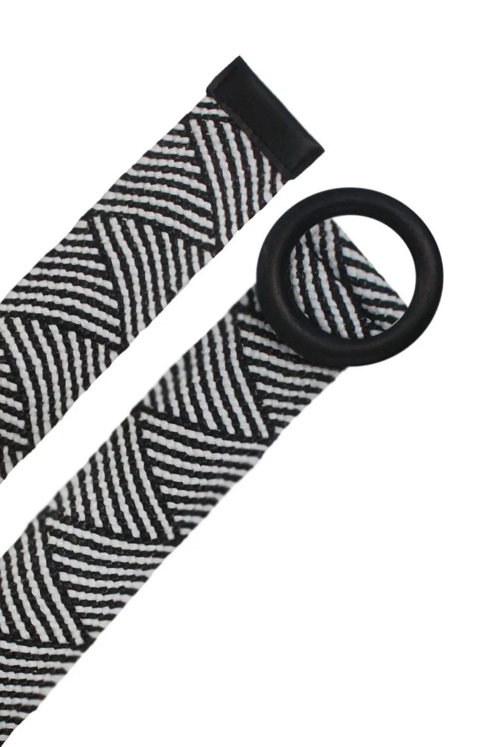 Kalena Belt Black & White