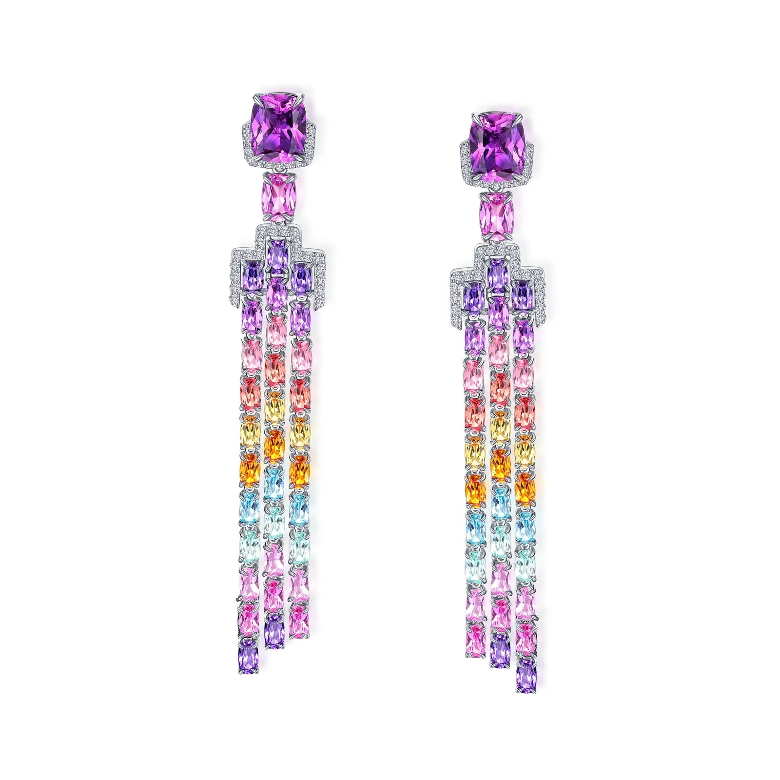 Lafonn Kaleidoscope Multi Color Earring SYE007MP00