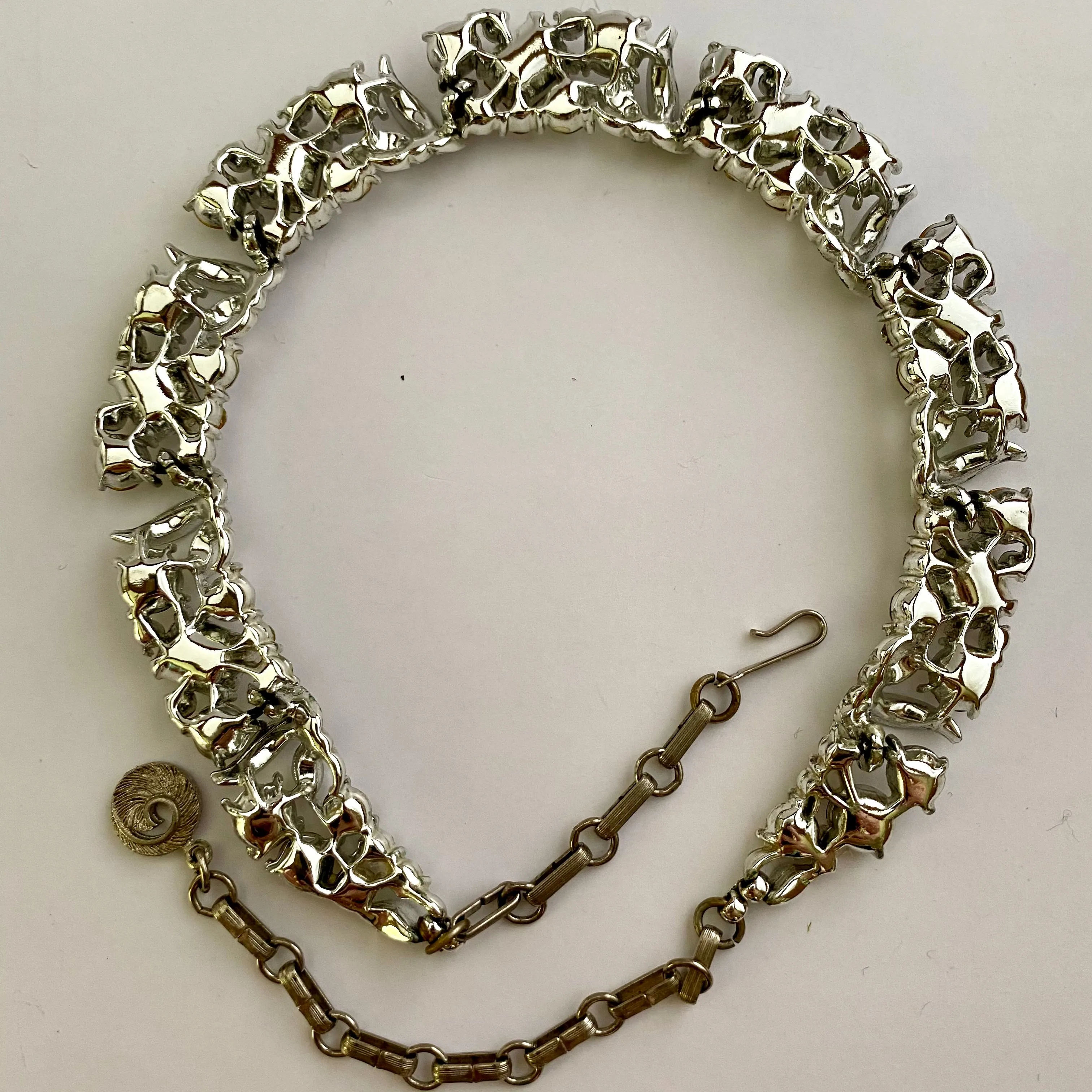 Late 50s/ Early 60s Lisner Rhinestone Demi Parure