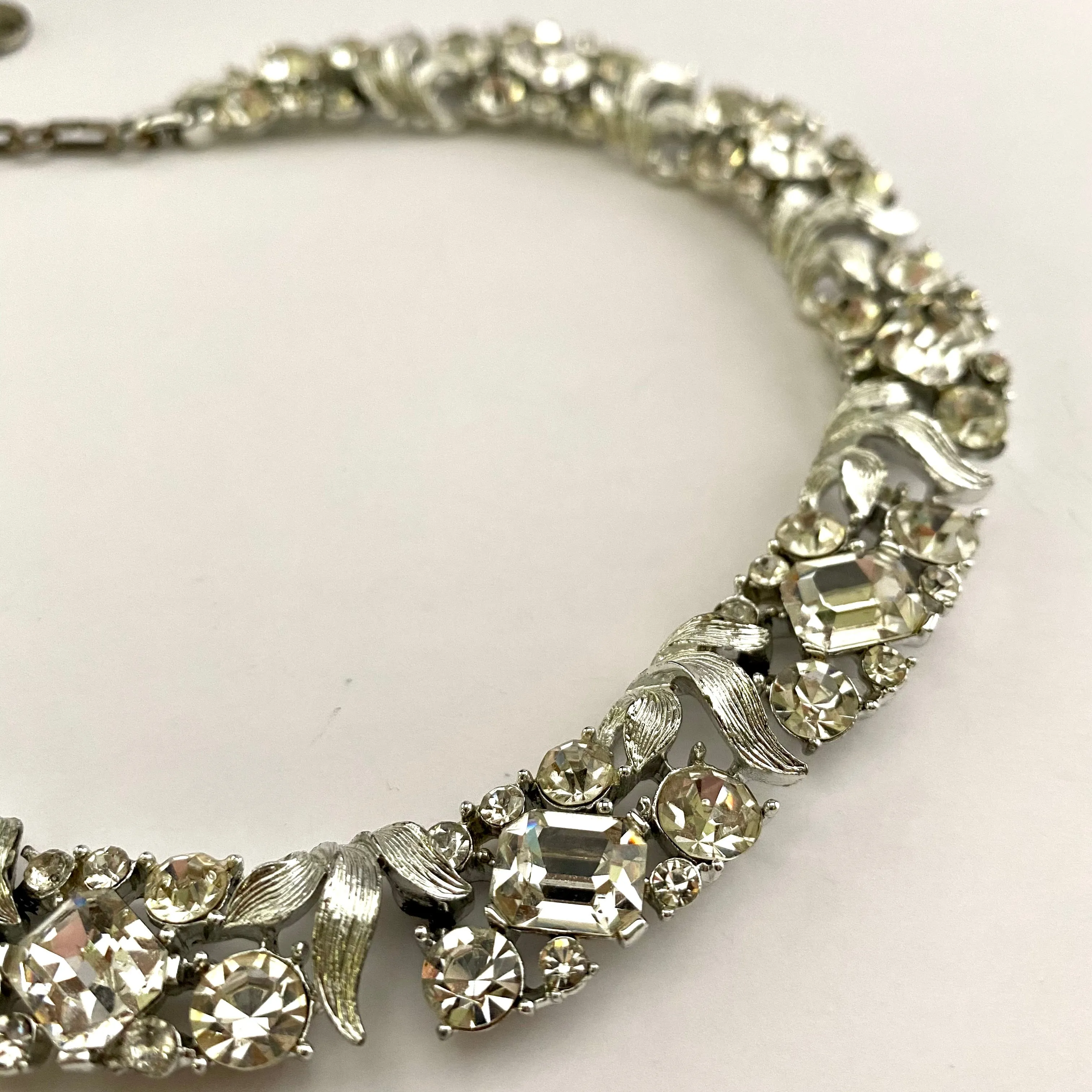 Late 50s/ Early 60s Lisner Rhinestone Demi Parure