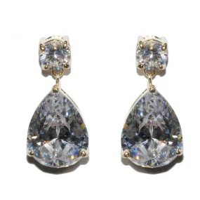 Lia PearGold Drop Earrings | 7.5ct