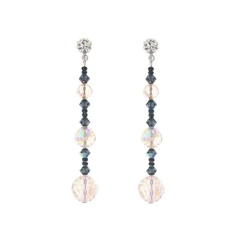 Linear Disco Bead Earrings