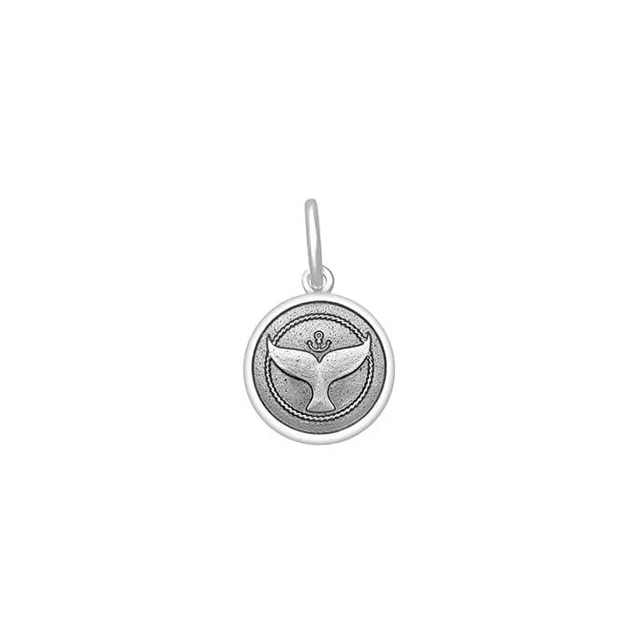 LOLA Whale Tail Pendant - Pewter