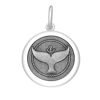 LOLA Whale Tail Pendant - Pewter