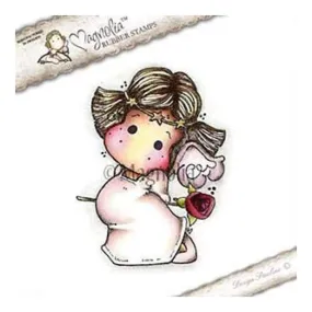 Magnolia - A Touch Of Love Cling Stamp 5.5 Inch X3.75 Inch  Package Tilda With Star Diadem*