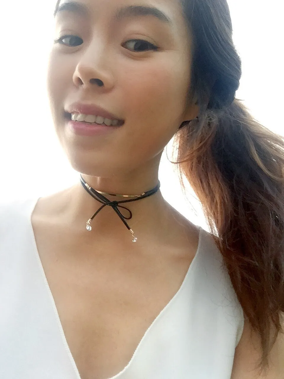 Metal Bar Choker