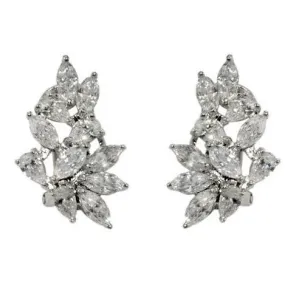 Meva Marquise Cluster Stud Earrings