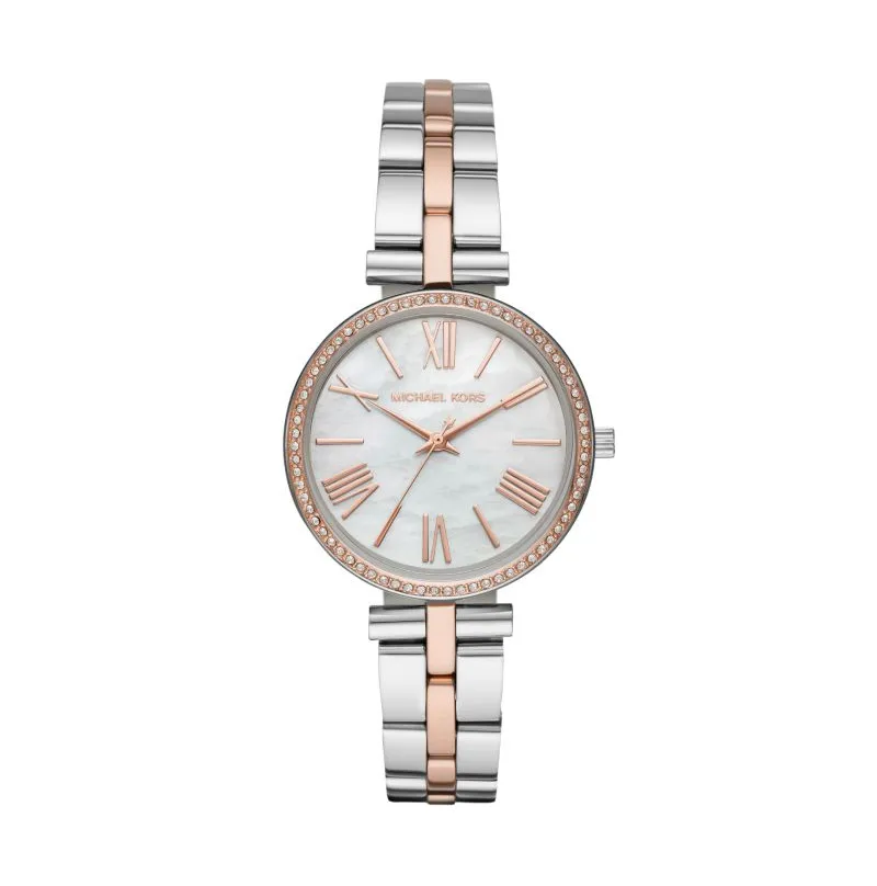 Michael Kors Women's Maci Three-Hand Two-Tone Watch