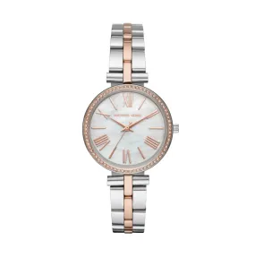 Michael Kors Women's Maci Three-Hand Two-Tone Watch