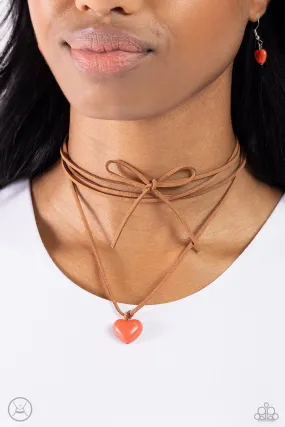 Necklaces Wanderlust Wardrobe - Orange VDAY V500