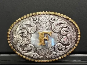 Nocona Initial  Buckle F