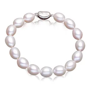 Normal quality 9-10mm natural freshwater pearl bracelet for women new fashion charm bracelet