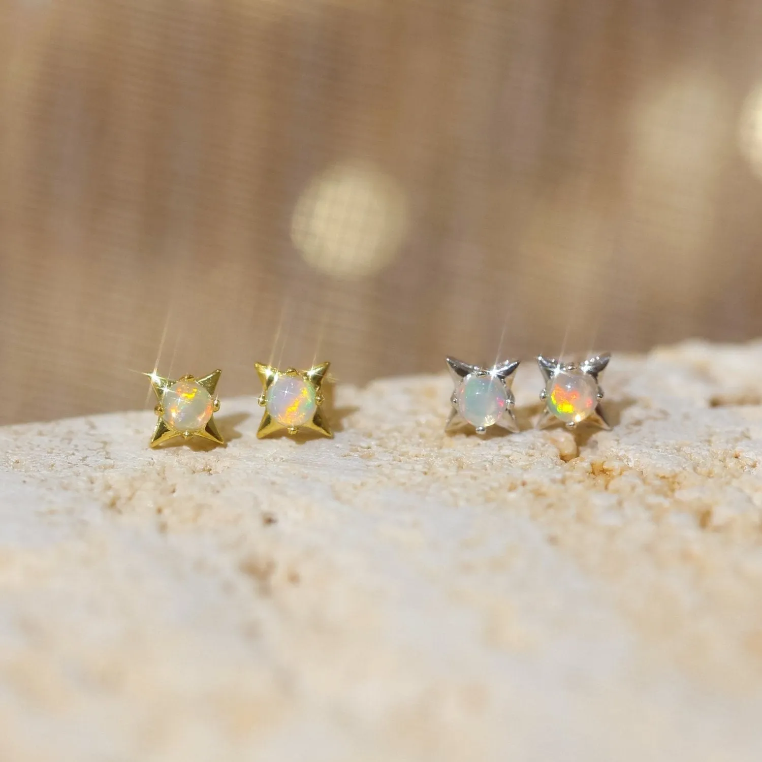 North Star Opal Earrings