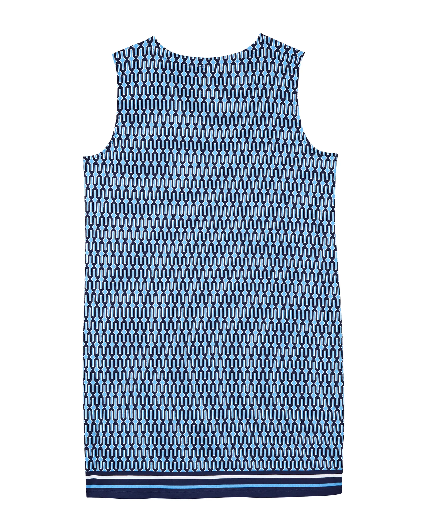 Nottingham Knit Dress | Azure Blue / Ivory