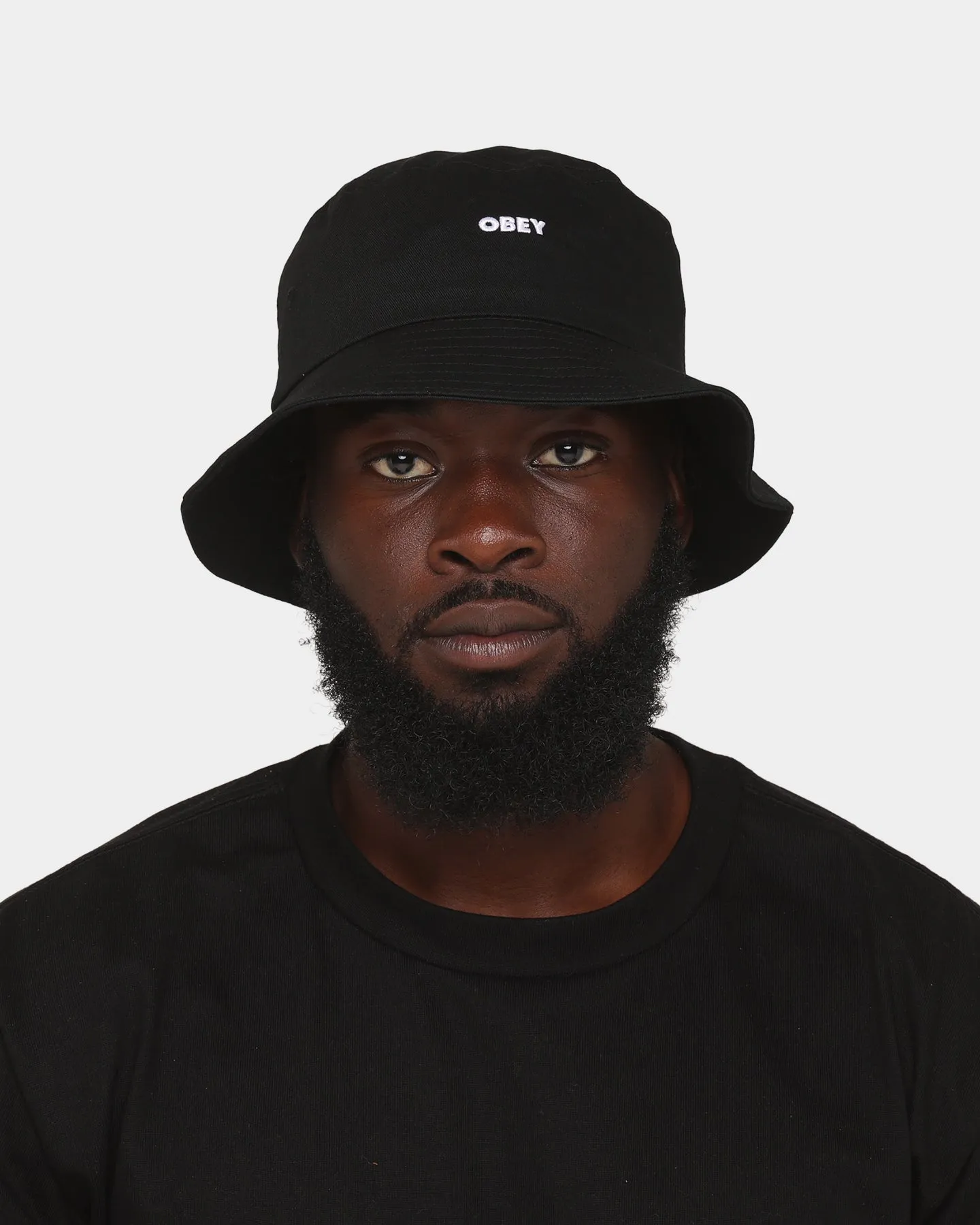 Obey Bold Twill Bucket Hat Black