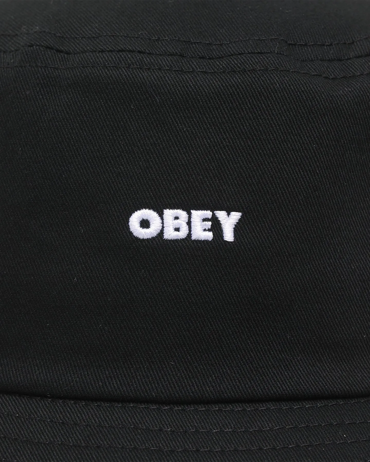 Obey Bold Twill Bucket Hat Black