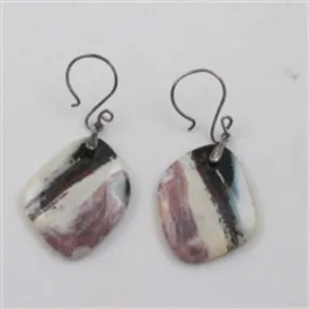 Ocean Jasper Gemstone Drop Earrings