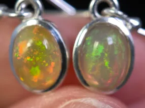 OPAL Earrings - Sterling Silver, Bridal Earrings Opal, Opal Jewelry, Welo Opal, 49122