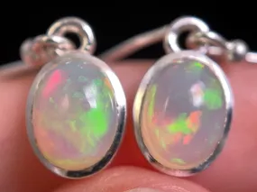 OPAL Earrings - Sterling Silver, Bridal Earrings Opal, Opal Jewelry, Welo Opal, 49123