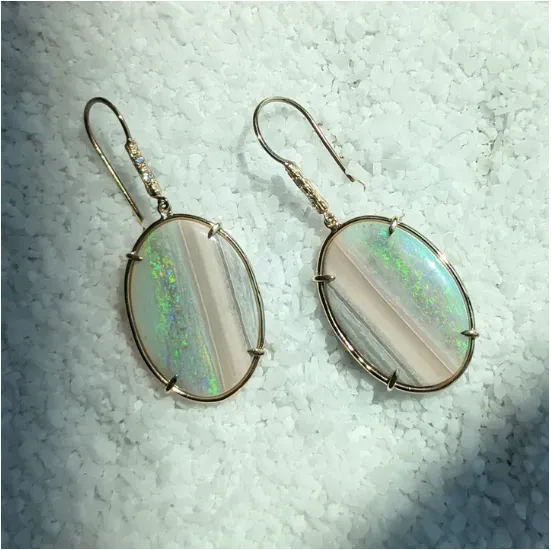 Opal Earrings