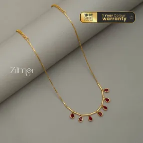 PE101657  - Gold tone Simple Necklace