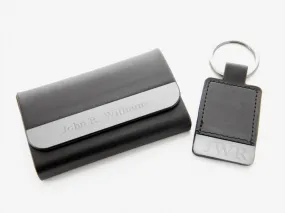 Personalized Boxview Card Case and Key Chain Gift Set