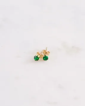 Petite Green stud Earrings